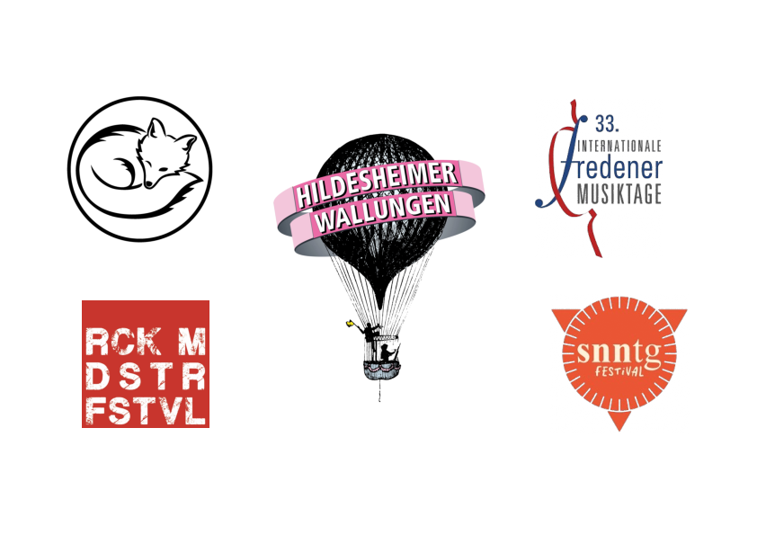 Logos der teilnehmenden Festivals
