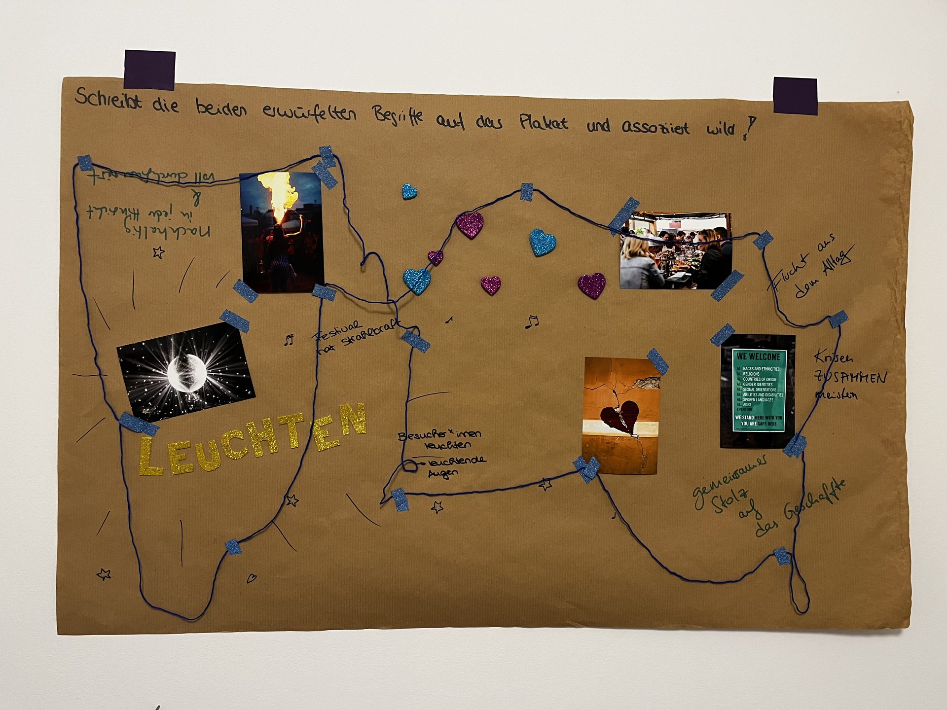 Plakat vom Workshoptag 1